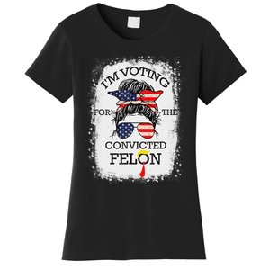 Trump 2024 Voting Convicted Felon Women's T-Shirt