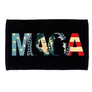 Trump 2020 Voted Maga American Flag Microfiber Hand Towel