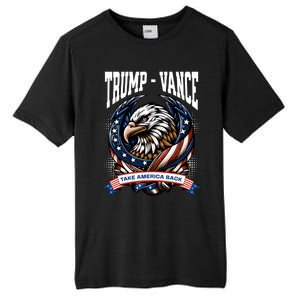 Trump 2024 Vance Take America Back Campaign Tall Fusion ChromaSoft Performance T-Shirt