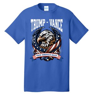 Trump 2024 Vance Take America Back Campaign Tall T-Shirt