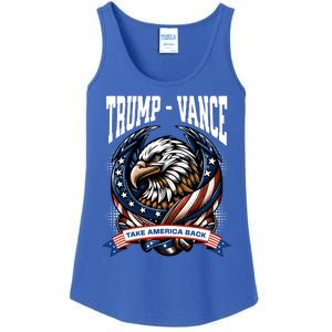 Trump 2024 Vance Take America Back Campaign Ladies Essential Tank