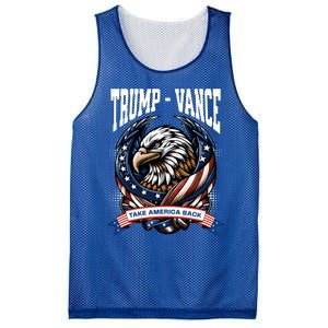 Trump 2024 Vance Take America Back Campaign Mesh Reversible Basketball Jersey Tank