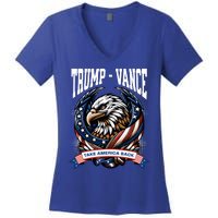 Trump 2024 Vance Take America Back Campaign Women's V-Neck T-Shirt