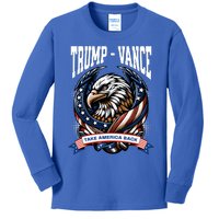 Trump 2024 Vance Take America Back Campaign Kids Long Sleeve Shirt