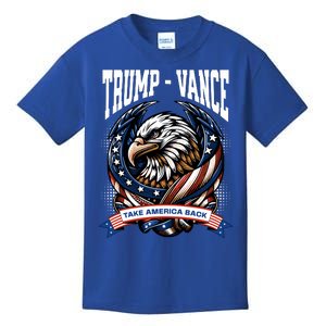 Trump 2024 Vance Take America Back Campaign Kids T-Shirt