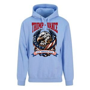 Trump 2024 Vance Take America Back Campaign Unisex Surf Hoodie