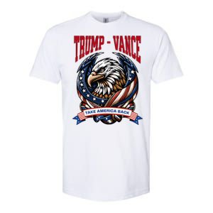 Trump 2024 Vance Take America Back Campaign Softstyle CVC T-Shirt