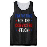 Trump 2024 Voting For The Convicted Felon Mesh Reversible Basketball Jersey Tank