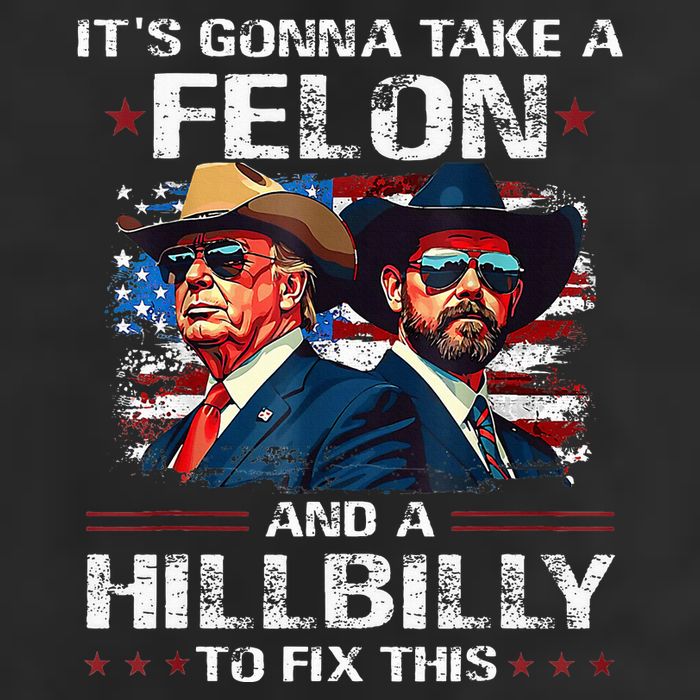 Trump 2024 Vance 2028 Funny Felon Hillbilly Fix Cool Comfort Performance Bucket Hat