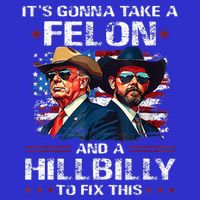 Trump 2024 Vance 2028 Funny Felon Hillbilly Fix 16 in Basic Backpack