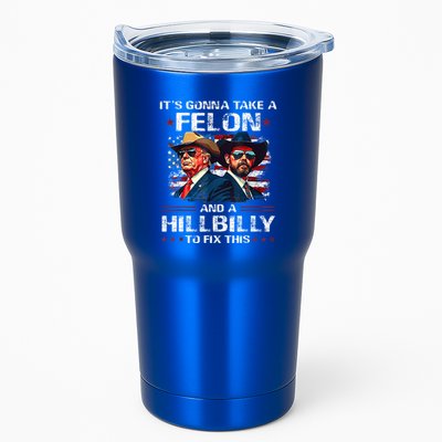 Trump 2024 Vance 2028 Funny Felon Hillbilly Fix Tumbler