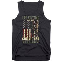 Trump 2024 Voting For The Convicted Felon Tank Top