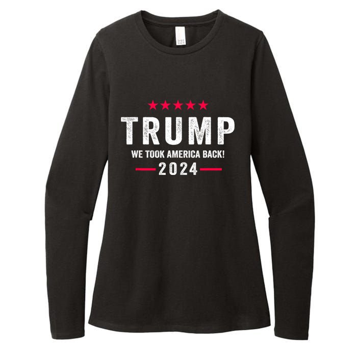 Trump 2024 Victory J.D.Vance President 47 Trump Won Womens CVC Long Sleeve Shirt