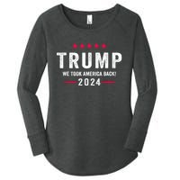 Trump 2024 Victory J.D.Vance President 47 Trump Won Women's Perfect Tri Tunic Long Sleeve Shirt