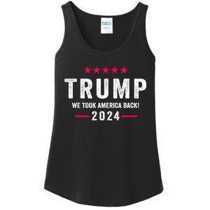 Trump 2024 Victory J.D.Vance President 47 Trump Won Ladies Essential Tank