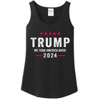 Trump 2024 Victory J.D.Vance President 47 Trump Won Ladies Essential Tank