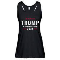 Trump 2024 Victory J.D.Vance President 47 Trump Won Ladies Essential Flowy Tank