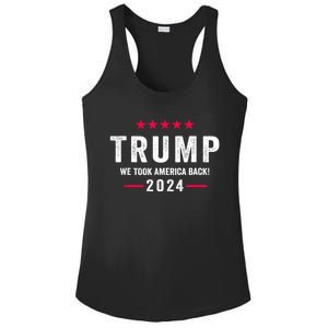 Trump 2024 Victory J.D.Vance President 47 Trump Won Ladies PosiCharge Competitor Racerback Tank