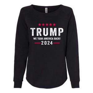 Trump 2024 Victory J.D.Vance President 47 Trump Won Womens California Wash Sweatshirt