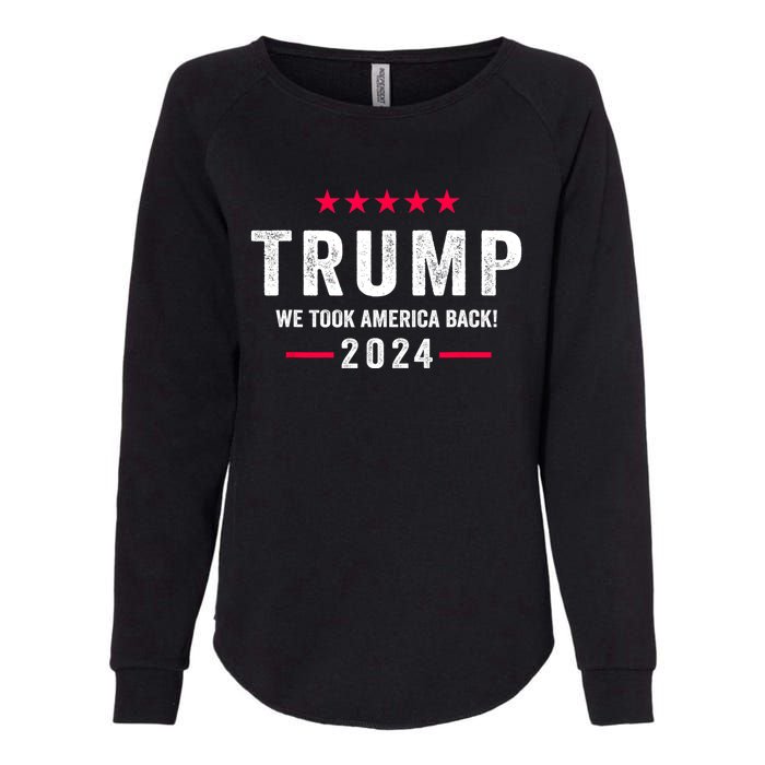 Trump 2024 Victory J.D.Vance President 47 Trump Won Womens California Wash Sweatshirt