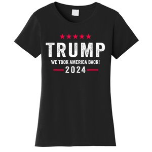 Trump 2024 Victory J.D.Vance President 47 Trump Won Women's T-Shirt