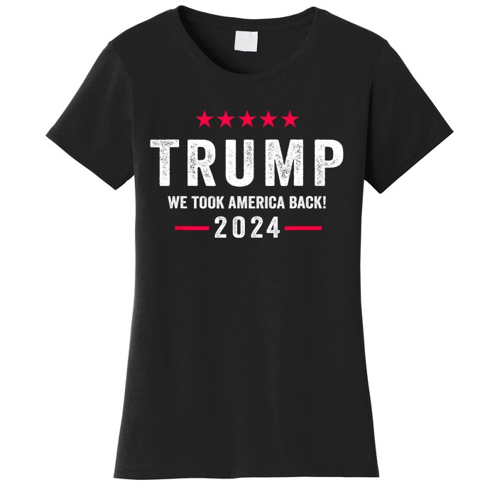 Trump 2024 Victory J.D.Vance President 47 Trump Won Women's T-Shirt