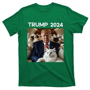 Trump 2024 Vs Cat Lady Kamala Trump Harris Debate T-Shirt