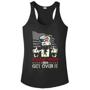 Trump 2024 Victory For President 47 Trump Vance Get Over It Ladies PosiCharge Competitor Racerback Tank