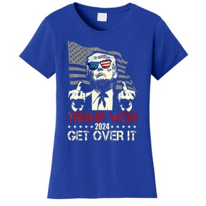 Trump 2024 Victory For President 47 Trump Vance Get Over It Women's T-Shirt