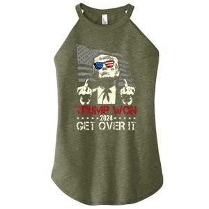 Trump 2024 Victory For President 47 Trump Vance Get Over It Women's Perfect Tri Rocker Tank