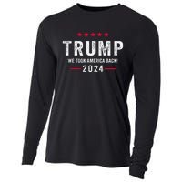 Trump 2024 Victory J.D.Vance President 47 Trump Won Gift Cooling Performance Long Sleeve Crew