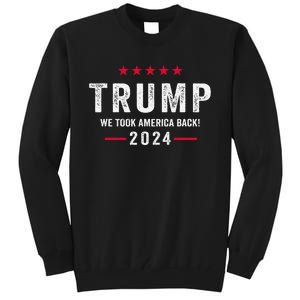 Trump 2024 Victory J.D.Vance President 47 Trump Won Gift Tall Sweatshirt