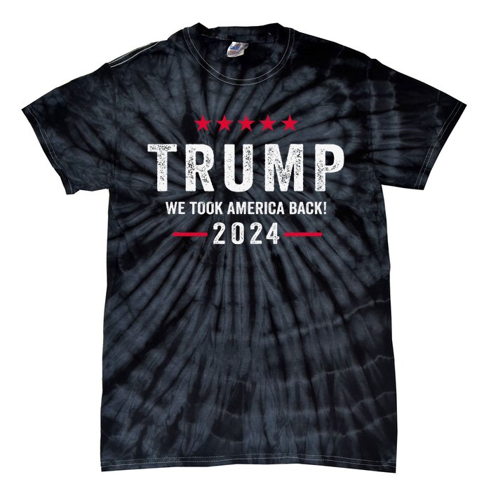 Trump 2024 Victory J.D.Vance President 47 Trump Won Gift Tie-Dye T-Shirt