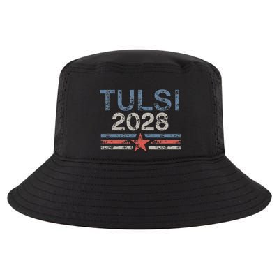Tulsi 2028 Vintage Grunge Retro Tulsi Gabbard 2028 Cool Comfort Performance Bucket Hat