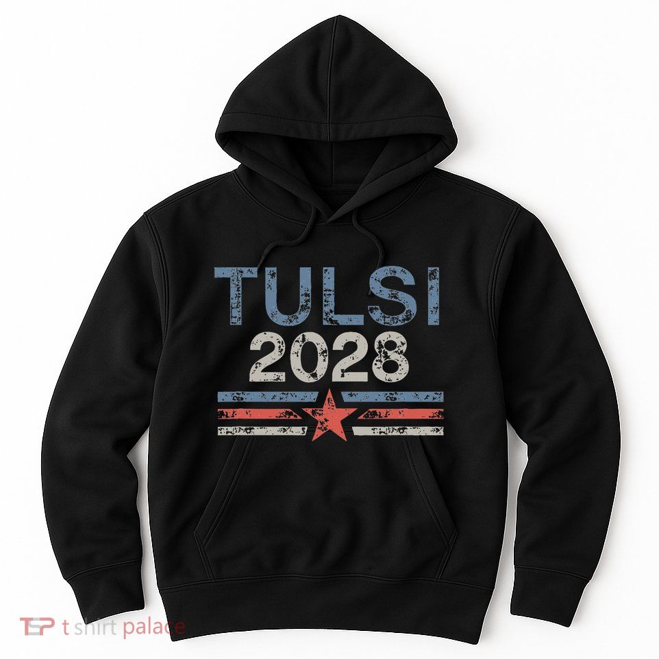 Tulsi 2028 Vintage Grunge Retro Tulsi Gabbard 2028 Hoodie