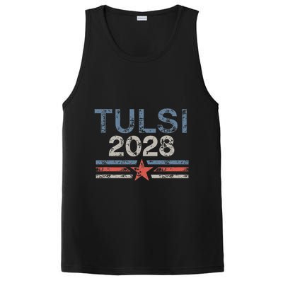 Tulsi 2028 Vintage Grunge Retro Tulsi Gabbard 2028 PosiCharge Competitor Tank