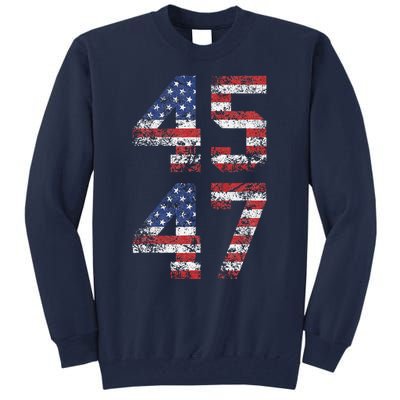 Trump 2024 Vintage Classic Fit Crew Tall Sweatshirt