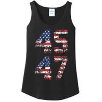 Trump 2024 Vintage Classic Fit Crew Neck Black Adult Ladies Essential Tank