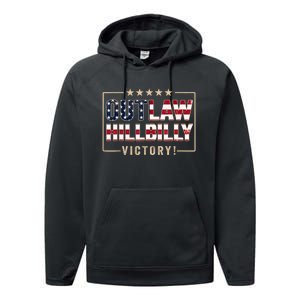 Trump 2024 Victory J.D.Vance President 47 Trump Won Performance Fleece Hoodie