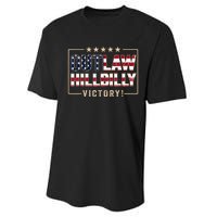 Trump 2024 Victory J.D.Vance President 47 Trump Won Performance Sprint T-Shirt