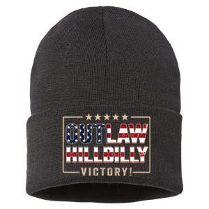 Trump 2024 Victory J.D.Vance President 47 Trump Won Sustainable Knit Beanie