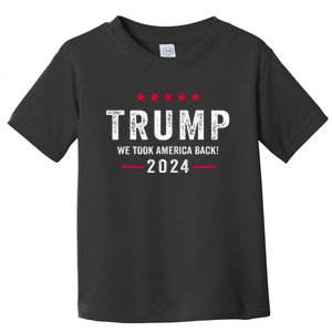 Trump 2024 Victory J.D.Vance President 47 Trump Won Toddler T-Shirt