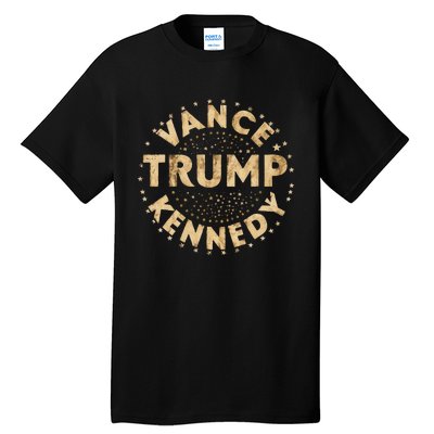 Trump 2024 Vance Kennedy Vintage Art Tall T-Shirt