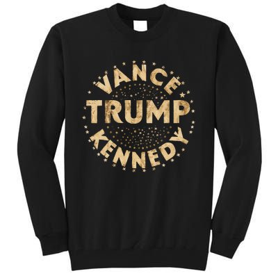 Trump 2024 Vance Kennedy Vintage Art Tall Sweatshirt