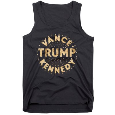 Trump 2024 Vance Kennedy Vintage Art Tank Top