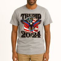 Trump 2024 Vintage American Bald Eagle Tall T-Shirt