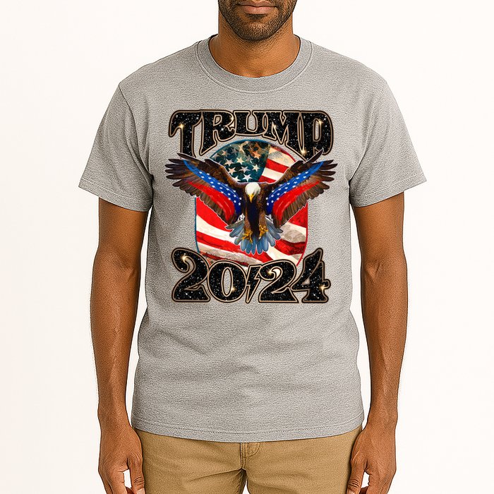 Trump 2024 Vintage American Bald Eagle Tall T-Shirt