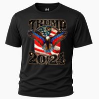 Trump 2024 Vintage American Bald Eagle Performance Shirt