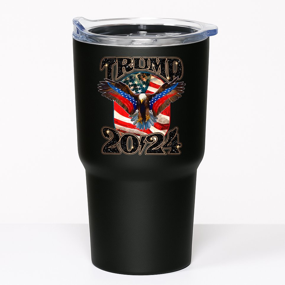 Trump 2024 Vintage American Bald Eagle Tumbler