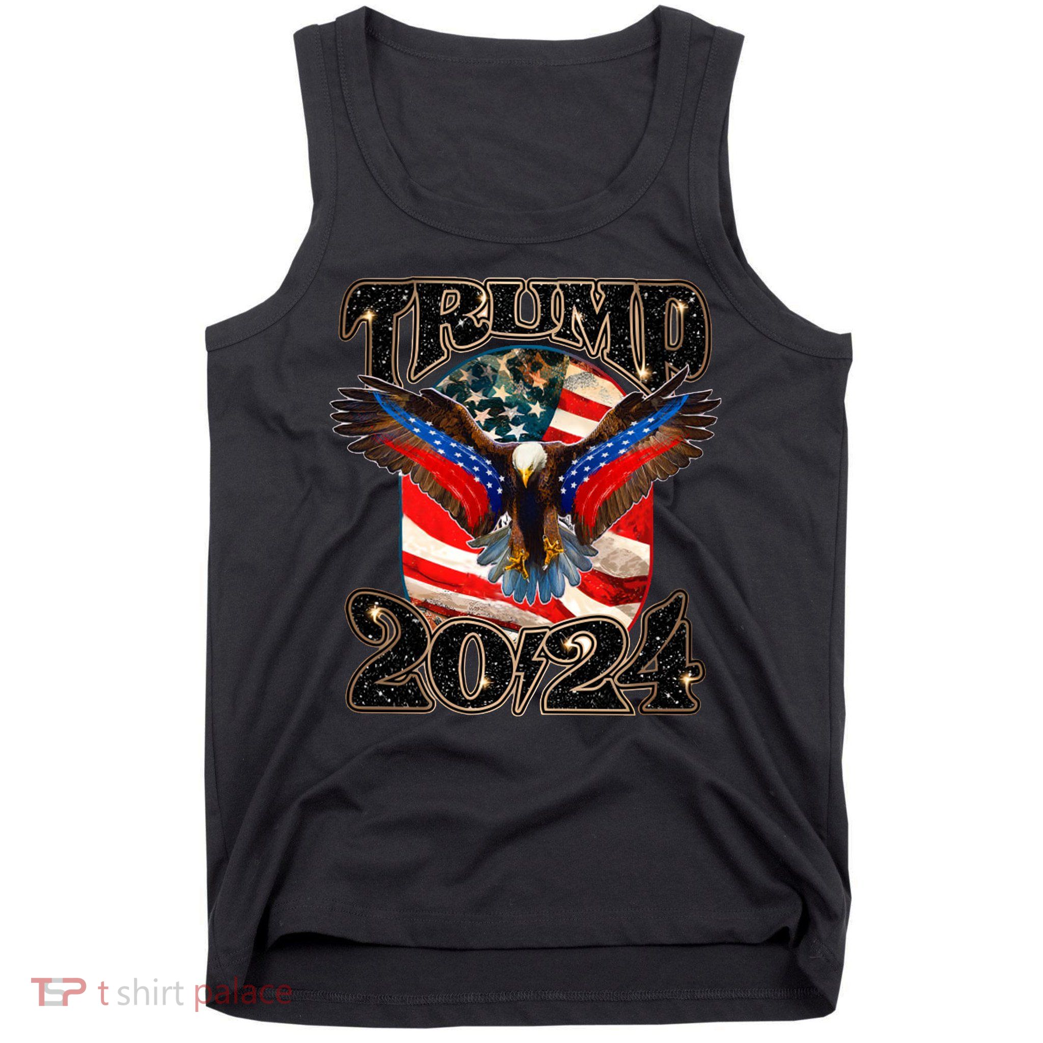 Trump 2024 Vintage American Bald Eagle Tank Top